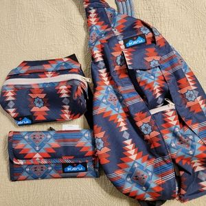 Kavu Rope Sling Bag, Wallet and Pouch